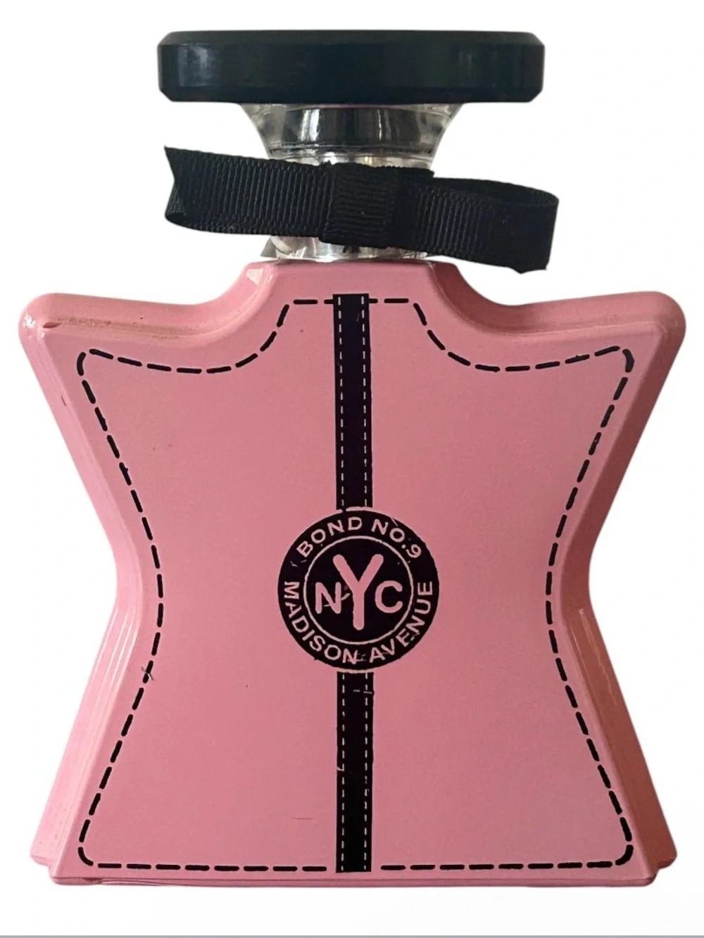 Madison Pink Star-Shaped Body Fragrance Bottle with Black Accents
